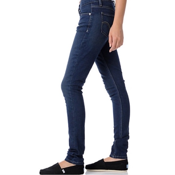 levi's 524 superlow skinny jeans